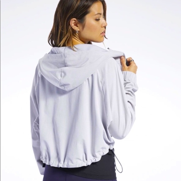 Reebok Sterling Grey - Crop Jacket - Picture 4 of 7